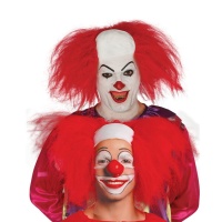 Perruque de clown à crâne tête chauve