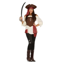 Costume de pirate Morgan pour femme