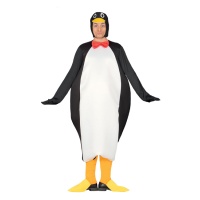Costume de pingouin avec noeud papillon pour adultes