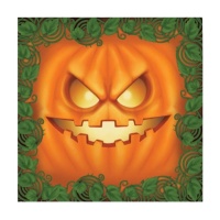 Serviettes de table Sinister Gourd 16,5 x 16,5 cm - 12 pcs.