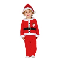 Costume de père Noël rouge et blanc pour bébé