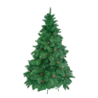 Sapin de Noël alpin avec pommes de pin de 1,50 m