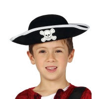 Chapeau de pirate pour garçons - 53 cm