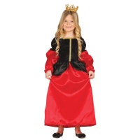 Costume de reine de la Renaissance pour filles