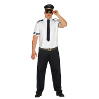 Costume de pilote de ligne pour adulte