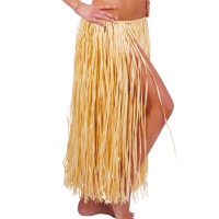 Jupe hawaïenne en paille pour femmes - 75 cm