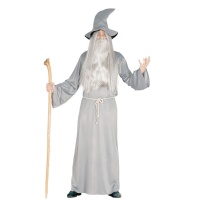 Costume de magicien gris pour hommes