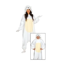 Costume d'ours polaire pour adultes