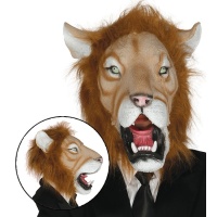 Masque de lion avec crinière