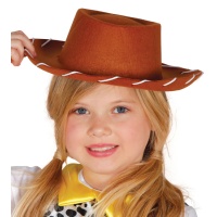 Chapeau de cowgirl pour enfants - 53 cm