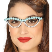 Lunettes Années 50 avec perles