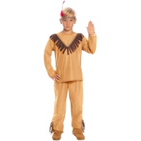 Costume d'indien marron pour enfants