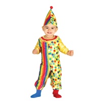 Costume de clown à pois pour bébés