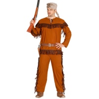 Costume de trappeur indien pour hommes