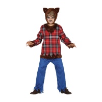 Costume de loup avec capuche pour enfants