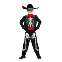 Costume de squelette Catrina pour enfants