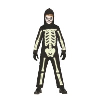 Costume de squelette fluorescent pour enfants