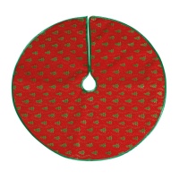 Support d'arbre rouge avec arbres 75 cm