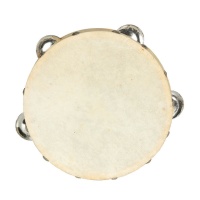 Tambourin en cuir de 16,5 cm