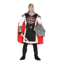 Costume de chevalier du Moyen Âge pour homme
