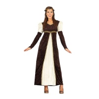 Costume de princesse médiévale pour femme