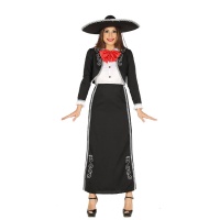 Costume classique de mariachi pour femme