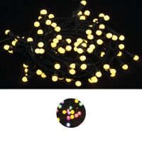 Guirlande 100 leds en forme de boule - 5 m