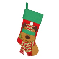 chauss chauss chauss chaussette renne Noël 44 cm