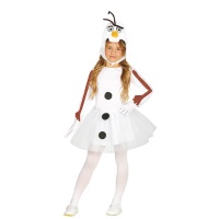 Costume de bonhomme de neige pour les filles