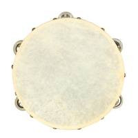 Tambourin en cuir de 21,5 cm