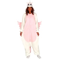 Costume de licorne rose pour adultes