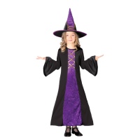 Costume de sorcière violet pour filles