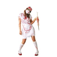 Costume d'infirmière psychiatrique zombie