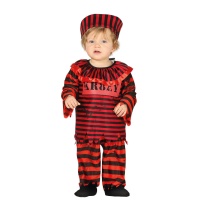 Costume de clown diabolique pour bébé