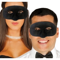 Masque de soie noir