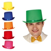 Chapeau haut de forme aux couleurs assorties - 57 cm