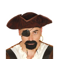 Chapeau de pirate en tissu - 57 cm