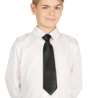 Cravate noire pour enfants - 29 cm