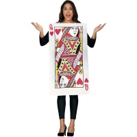 Costume de reine des cartes pour adulte