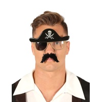 Lunettes de pirate avec moustache