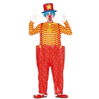 Costume de clown de cirque pour hommes