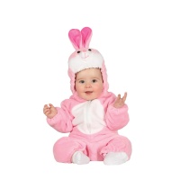 Costume de lapin rose pour bébé