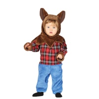 Costume de loup avec capuche pour bébés