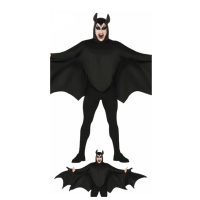 Costume de chauve-souris noire pour adultes