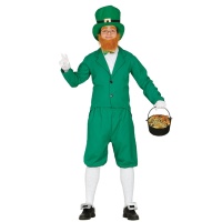 Costume de lutin vert irlandais pour hommes
