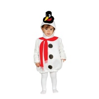 Costume de bonhomme de neige blanc pour bébés