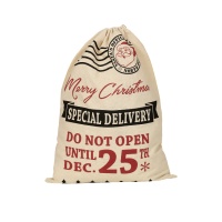 Sac de Noël du Père Noël 55 x 38,5 cm