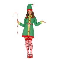 Costume de lutin de Noël pour femmes