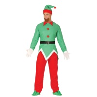 Costume de lutin de Noël pour hommes