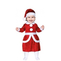 Costume de Noël de bébé mère avec chapeau pour bébés